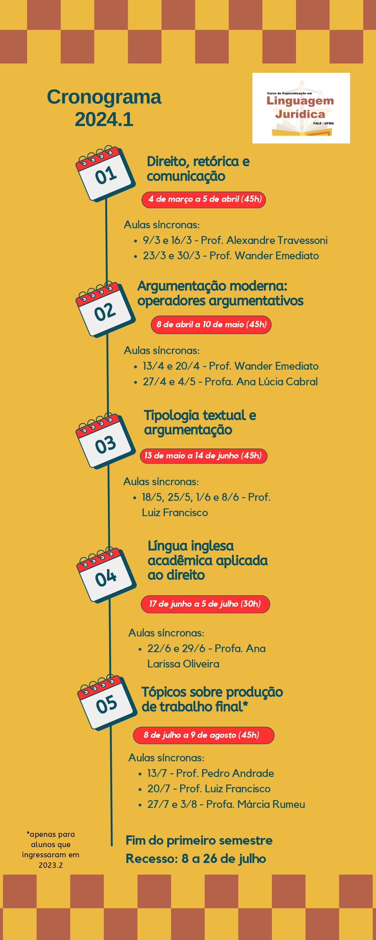 Curso de Especialização em Linguagem Jurídica - Faculdade de Letras